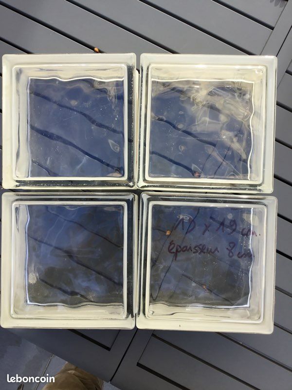 Lot de 4 pavés de verre (image 2)