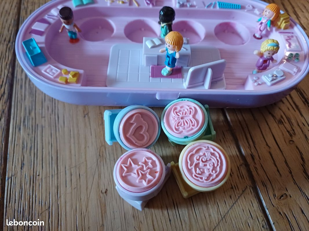Polly Pocket Bluebird 1992 - École Tampons (avec Figurines) - Occasion