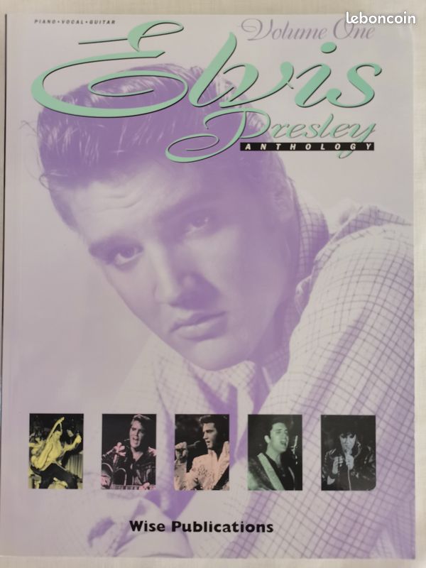 Coffret de 2 recueils de partitions du chanteur Elvis Presley «Anthology volume 1 & 2» (image 6)