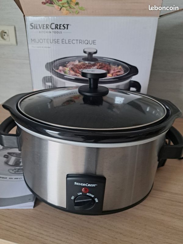Mijoteuse électrique Crock-Pot 11L - Modèle SCCPPC600V1 - Gris/Argenté