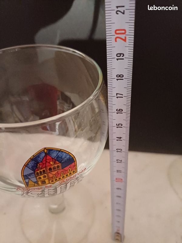 4 verres " Leffe " de 0,25 cl. ~ NEUF (image 3)