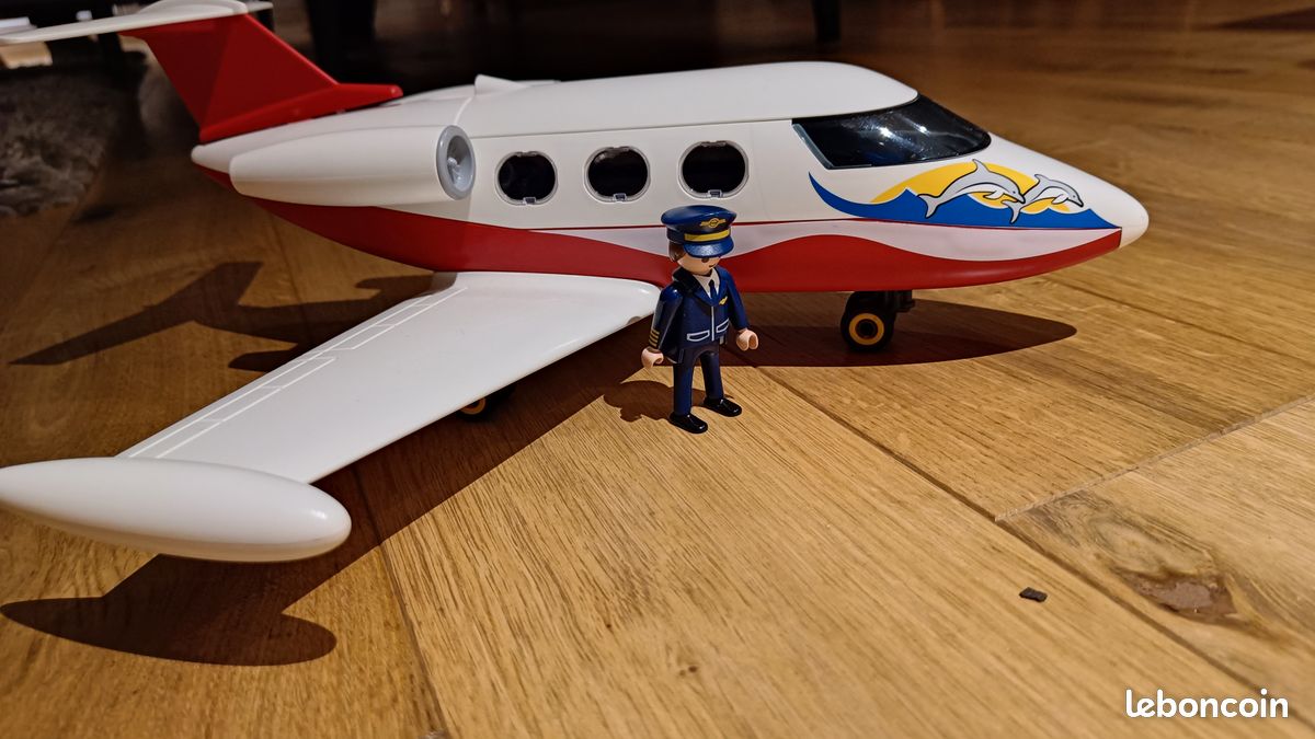 Avion playmobil avec pilote (image 4)