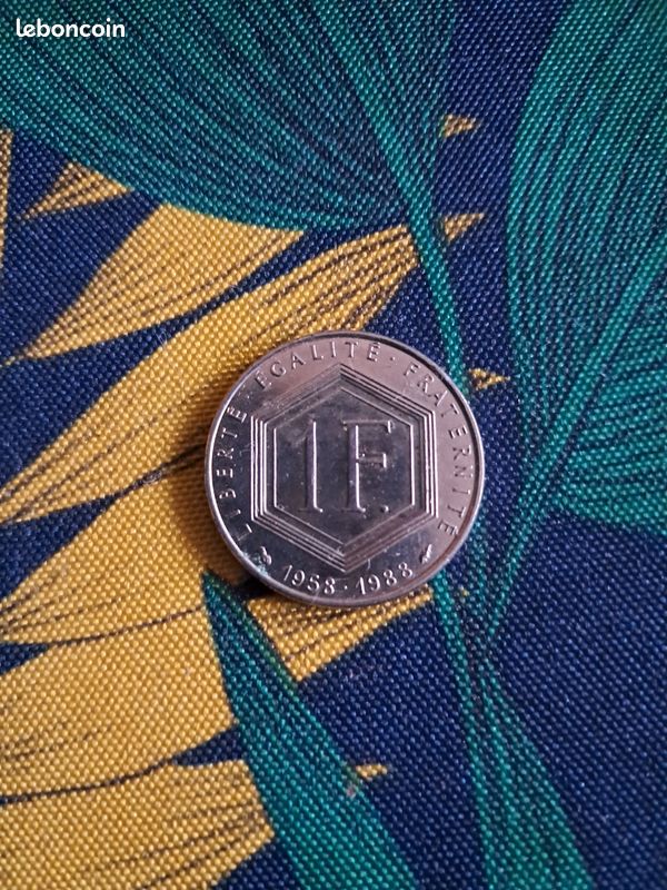 Pièce 1958-1988 Charles de Gaulle 1 franc (image 1)