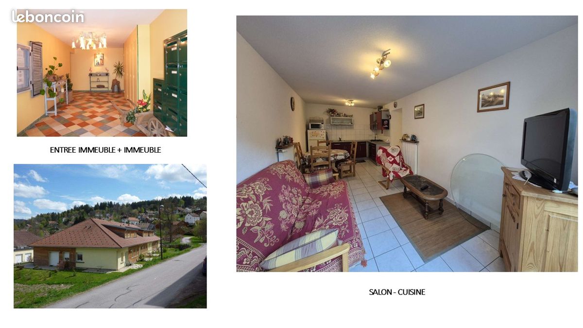 Appartement 3 pièces 64 m² · à Gérardmer · 64 m² · 190 000 €