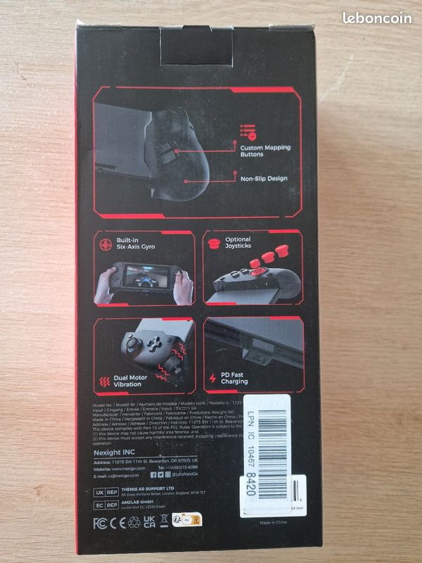 Gripcon, Contrôleur OLED Switch/Switch neuf (image 2)