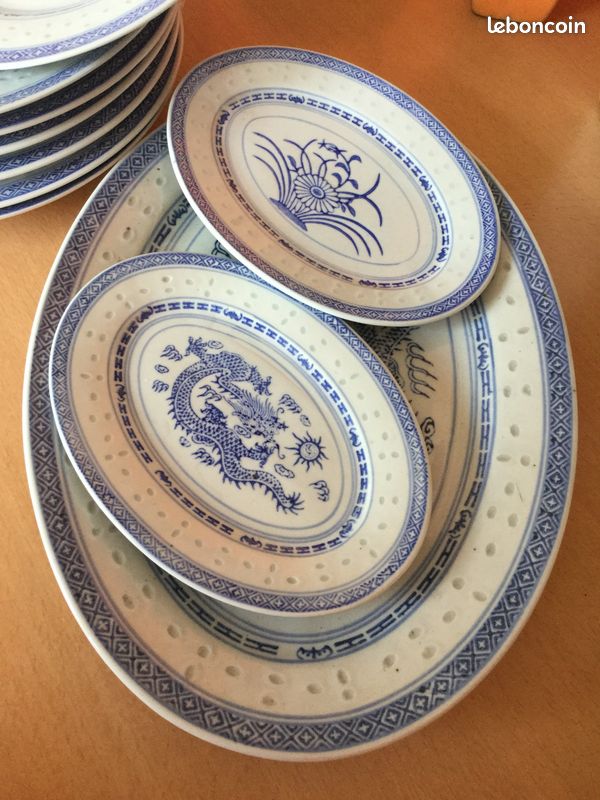 Assiettes et plats chinois (image 3)