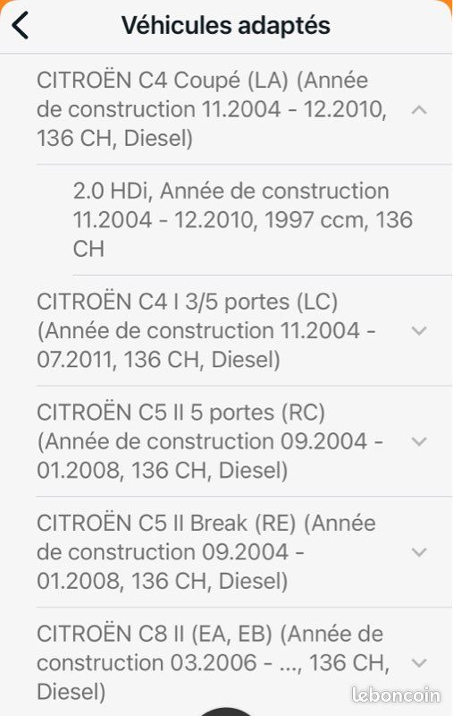 Volant moteur Citroën c4,c5,c8 2.0 HDI,fiat Ulysse 2.0 HDI,Lancia phedra,Peugeot 307,407,607,807 2.0 HDI (image 2)