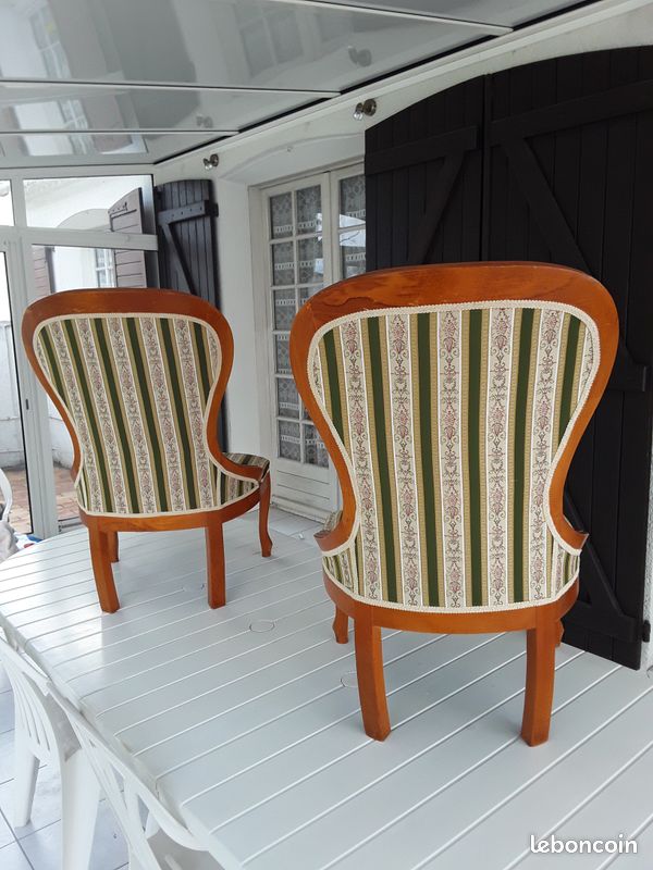 Lot de fauteuil chauffeuse Vintage (image 3)