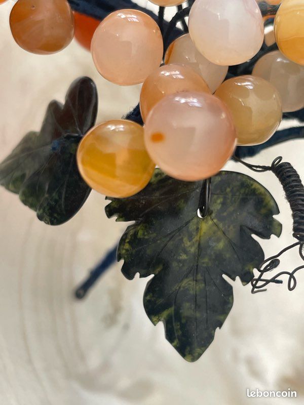 Bracelet agate mate et cornaline - Lm bijoux