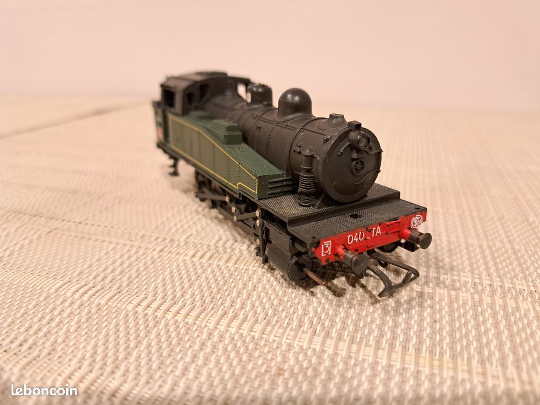 Locomotive Vapeur Jouef 040, Réf 829.Ei, Batignolles, échelle HO, Bleue, En Boîte