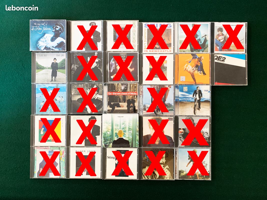 Lot de CD musicaux ALBUMS - CHANTEURS ETRANGERS (image 1)