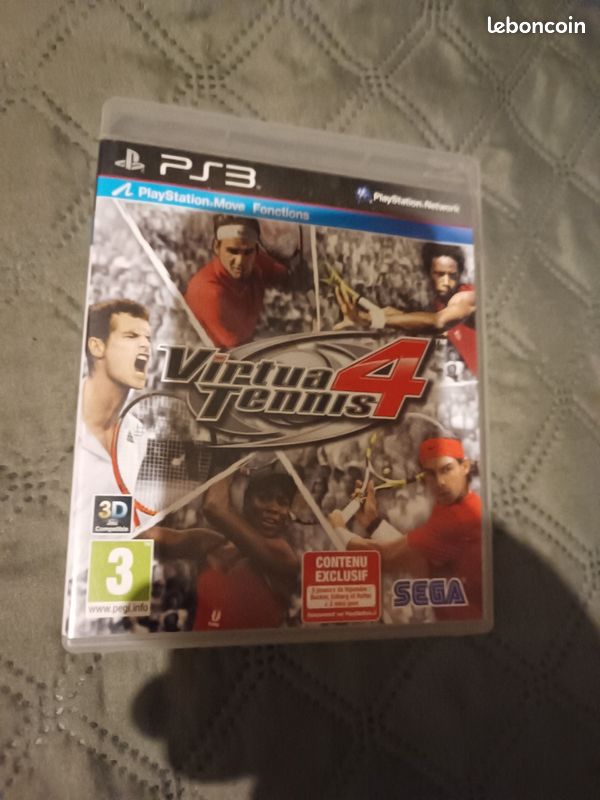 Jeux Virtua tennis 4 pour PS3 : Achat occasion | Retrogaming Playstation Très bon état PS3