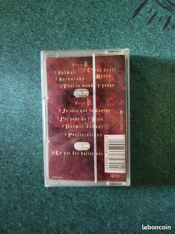 Cassette audio Francis Cabrel sarbacane (image 2)