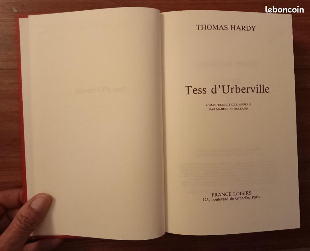 Tess d'Uberville - Thomas Hardy (image 1)