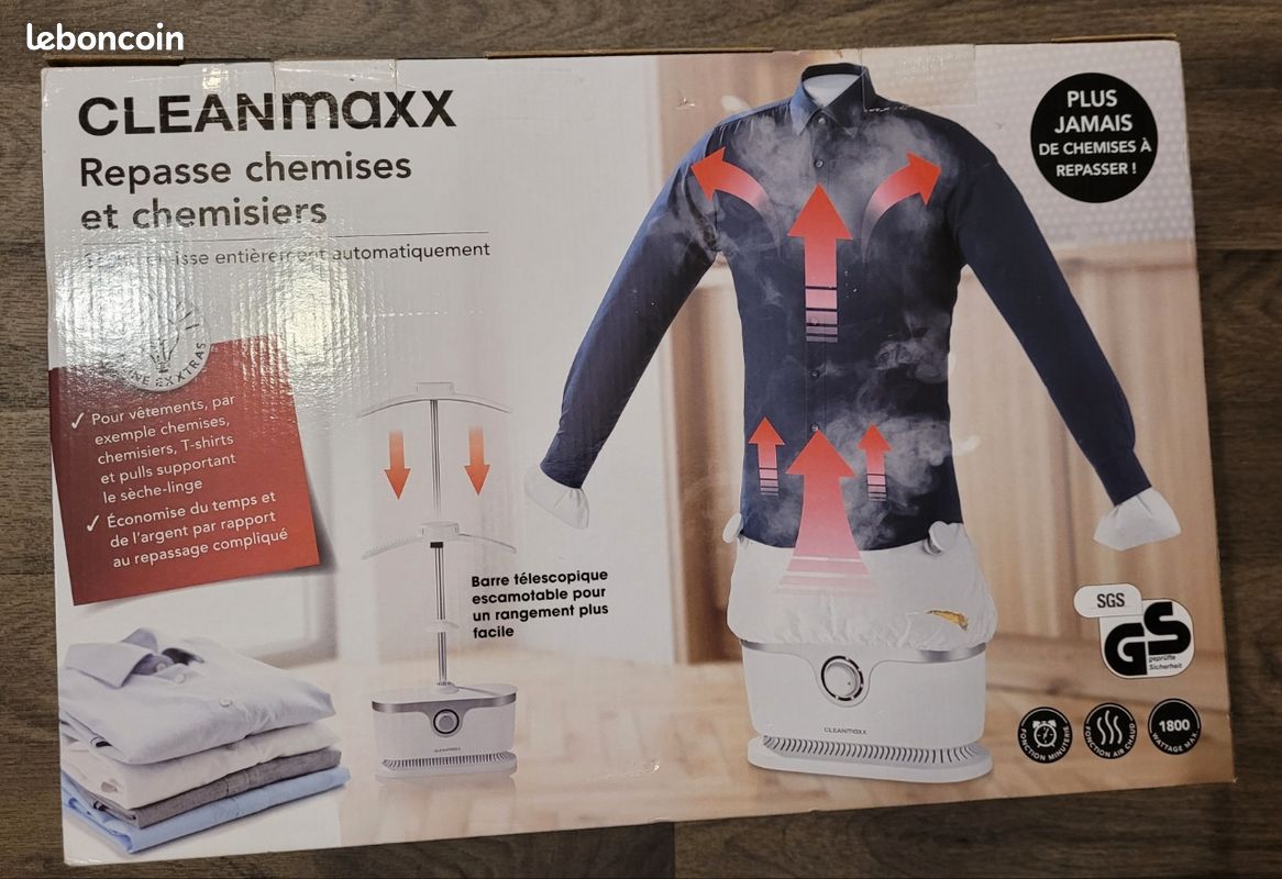 Cleanmaxx Repasseur De Chemise CLEANmaxx Repasse Chemise CLEANmaxx