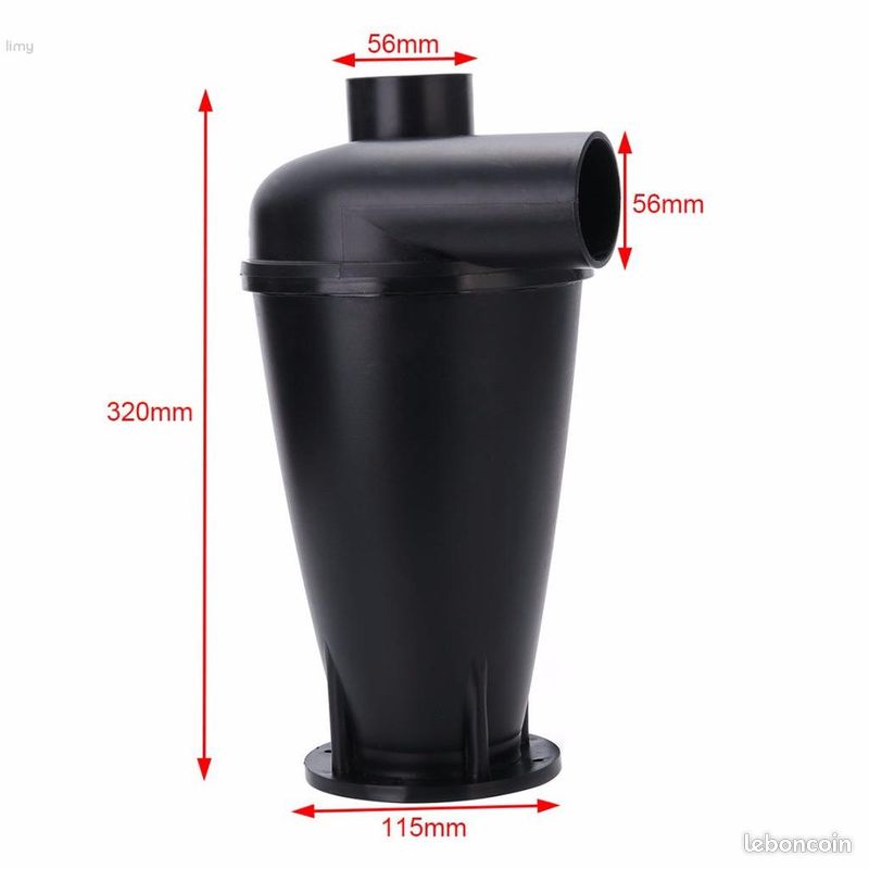 Fut alimentaire 30 L pour un cyclone de filtration (image 2)
