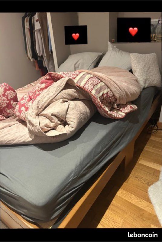 Lit 2 places SANS MATELAS (image 1)