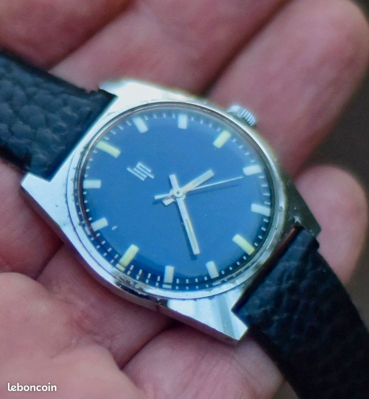 Cadran D'origine Vintage Pour Montre Automatique LIP R573 - Bleu, Neuf Sans étiquette