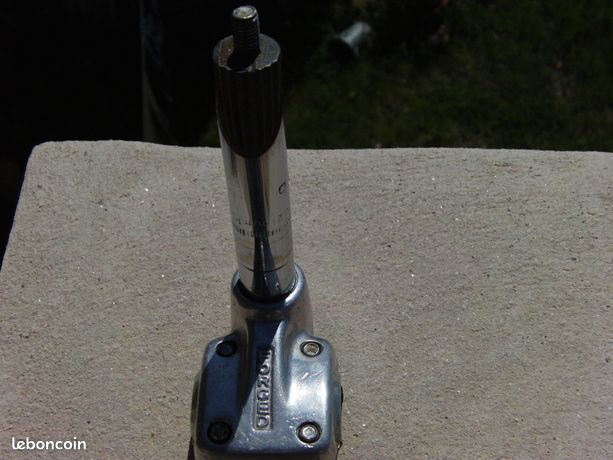 Potence Avant BMX Old School Adomo – Noir Alu/Steel 22.2mm – Vintage