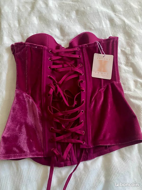 Corset Savage X fenty fuchsia (image 2)