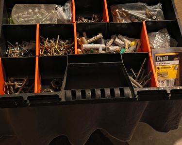 Lot De 45 Boîtes De Rangement Organisateur - Pour Vis, Outils, Bricolage - Noir