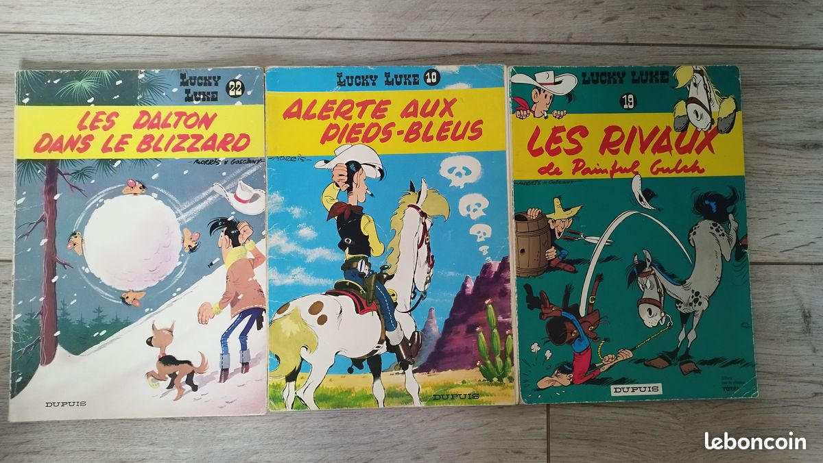 Lot collection 3 BD Lucky Luke souples (image 1)