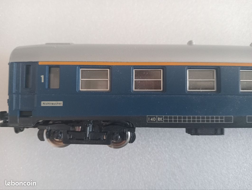 JOUEF voiture voyageurs 1ière/2ième classe VB2N bleu/blanc/rouge 5093