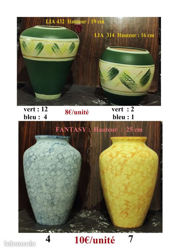 127 Vases décoratif en céramique (image 1)