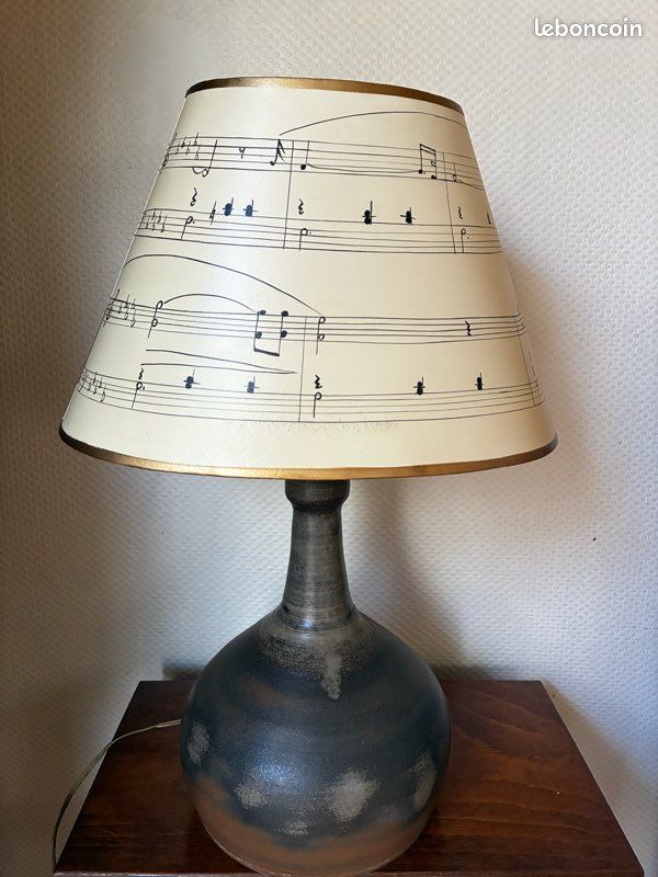 Lampe grès pyrité 60-70s (image 3)