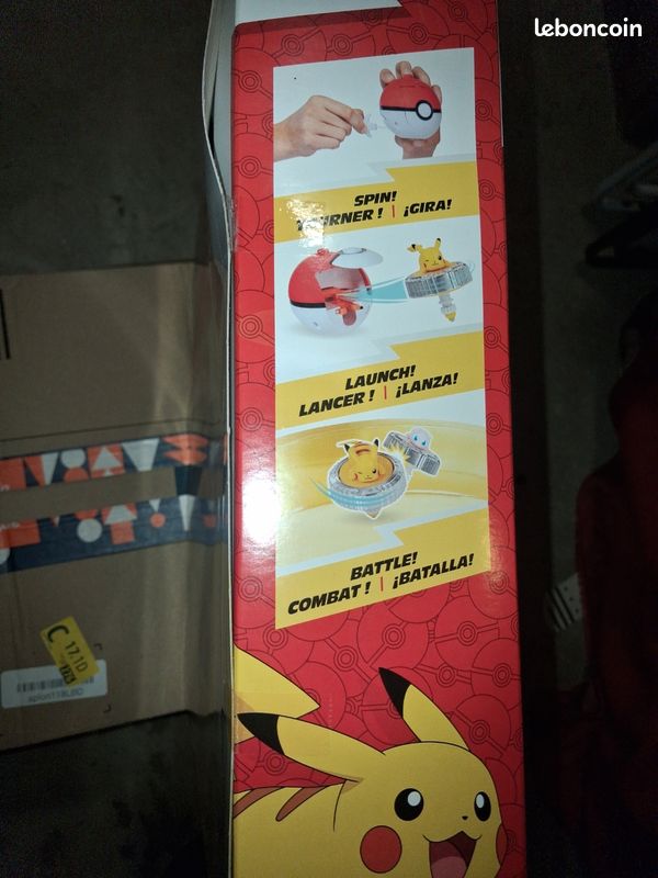 Pokémon - Pack 2 Battle Spinner Pack Salamèche & Poké Ball - Jazwares- Figurines - Produits Dérivés Films et Séries