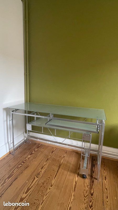 Bureau en verre amovible (image 2)