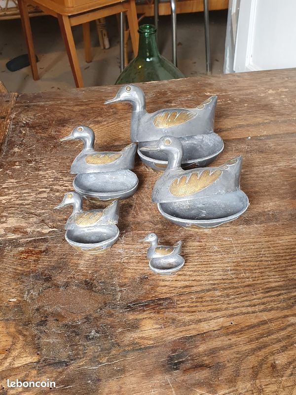 5 canards en laiton (image 3)