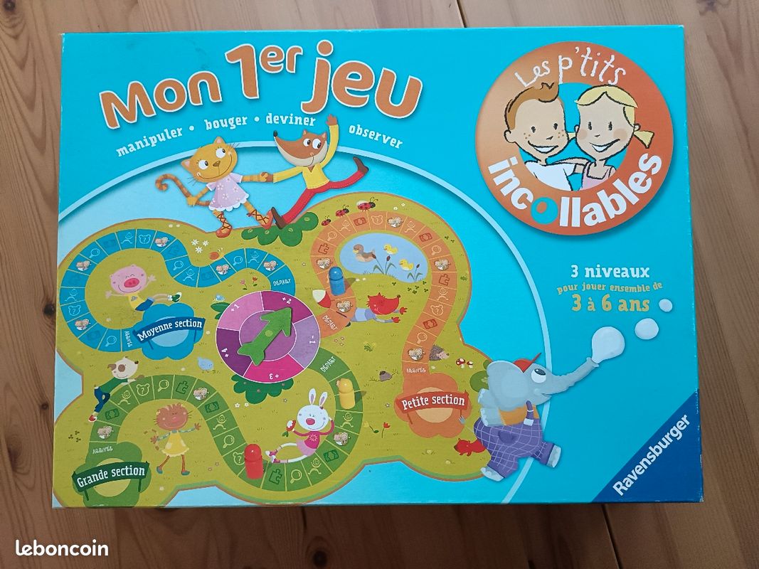 Mon 1er jeu ravensburger les p'tits incollables (image 2)