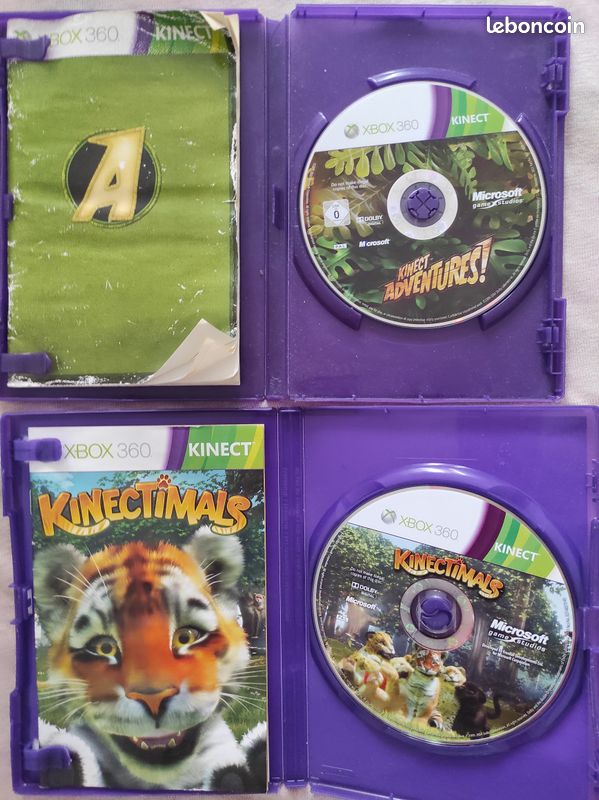 Jeux kinectanimals et kinect adventures (image 1)