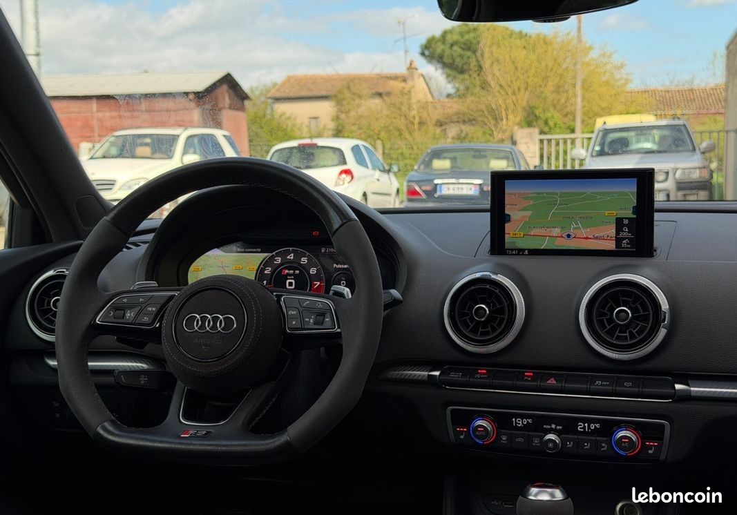 Audi rs3 daza sportback ph2 8v2 2.5 tfsi 400cv s-tronic 7 quattro sieges rs electriques chauf/toit ouv/keyless/gps/multimedia/bluetooth/bang&olufsen/vente a pro (image 12)