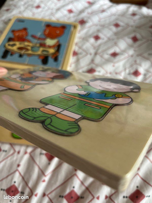 Puzzles bois Nathan 8 les 3 ou 3 l’unité (image 5)