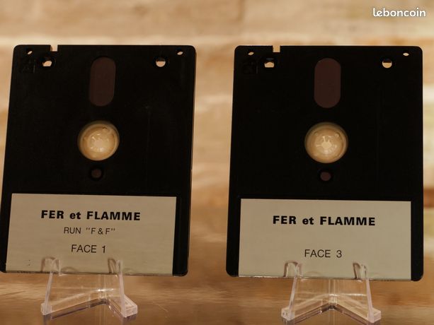 FER ET FLAMME (1986) UBI SOFT Sur Disquette Pour AMSTRAD CPC 664 / 6128 - Complet !