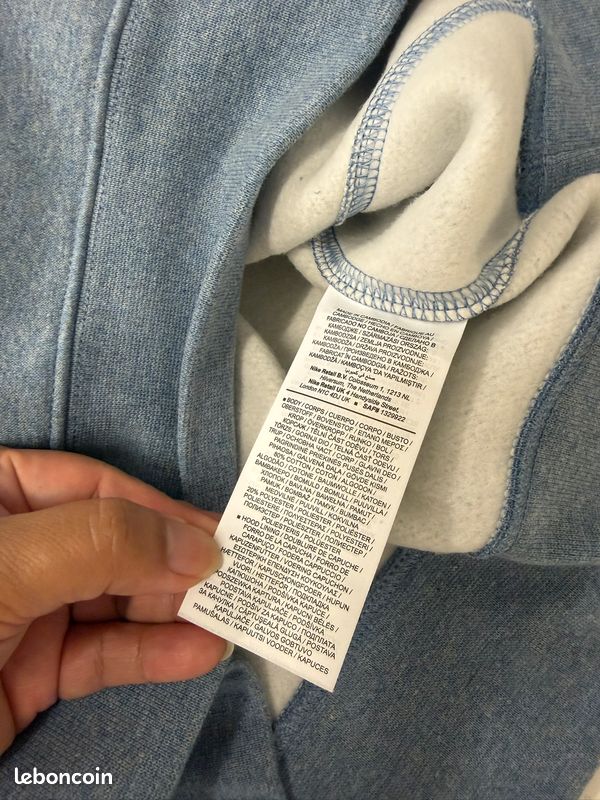 Tendance sweat à capuche Nike PSG Club gris homme M – neuf avec étiquette (image 10)