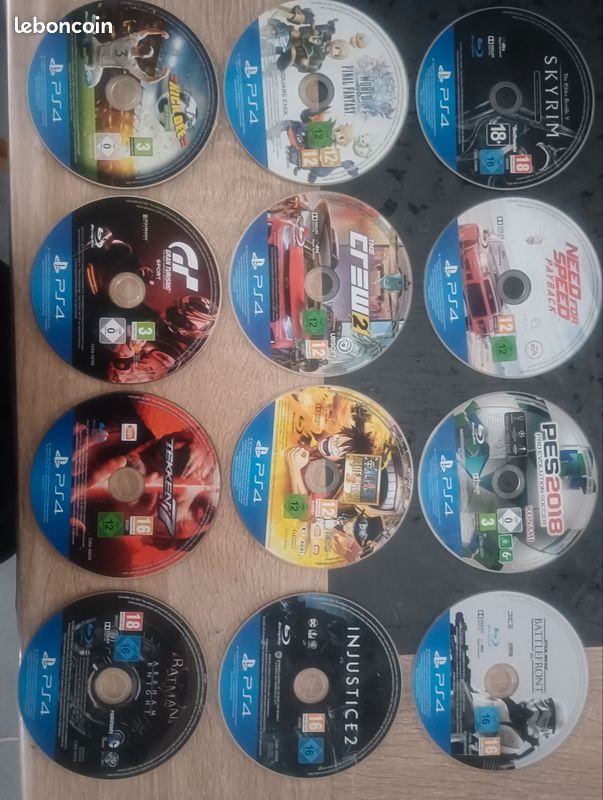 Jeux divers ps4 5 sans boitier (image 1)