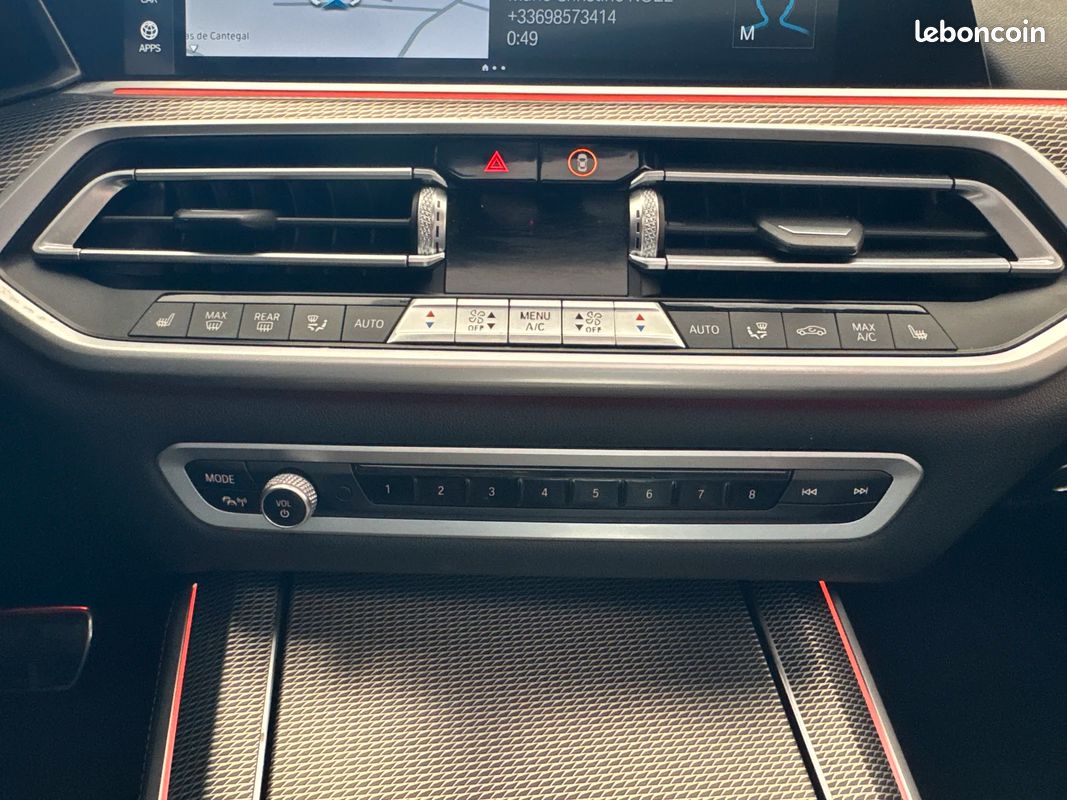 Bmw X5 (G05) 45e xDrive 3.0 i 24V 394 Plug in Hybrid Steptronic8 286 cv M SPORT / Garantie BMW 11/2027 / Toit ouvrant / Jantes 22 / Caméra de recul / Carplay / Hayon électrique (image 41)