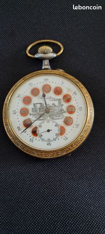Lot De 4 Montres à Gousset + 1 Régulateur - Argent Et Métal Blanc - À Restaurer - Occasion Vintage