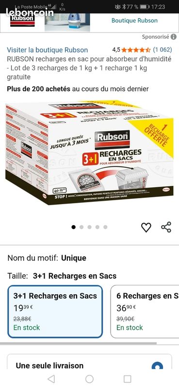 Recharges Rubson neuves pour humidité (image 4)