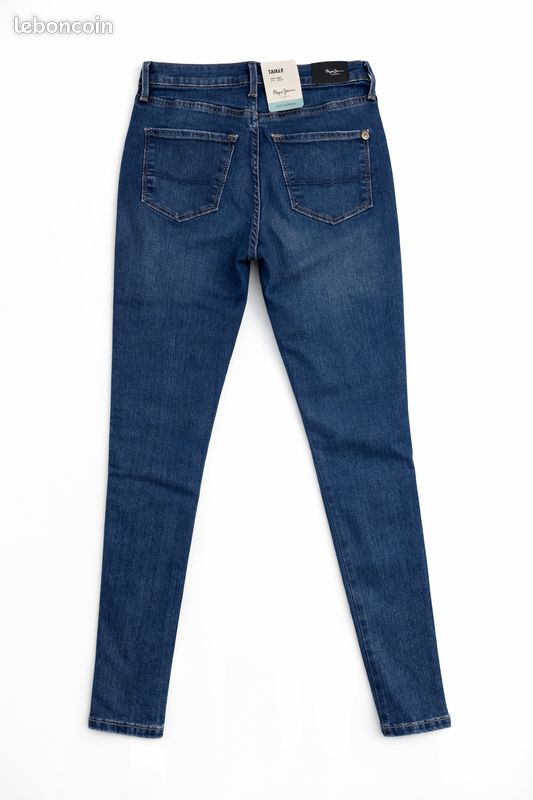 Jean Femme Pepe Jeans Taille 36 - Coupe Slim - 98.5% Coton, 1.5% élasthanne - Occasion Très Bon état