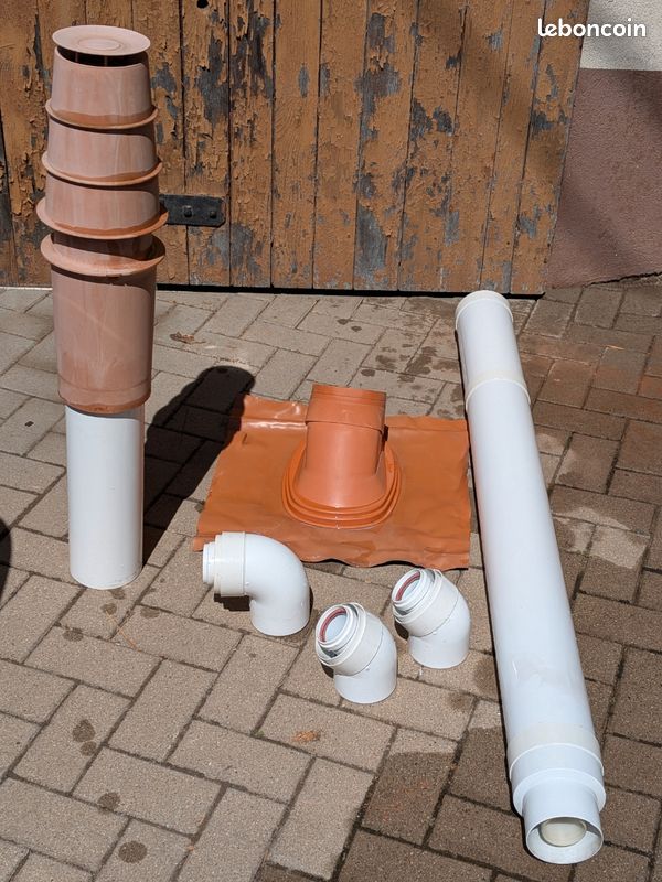 Fumisterie et sortie de toit chaudière condensation (image 1)