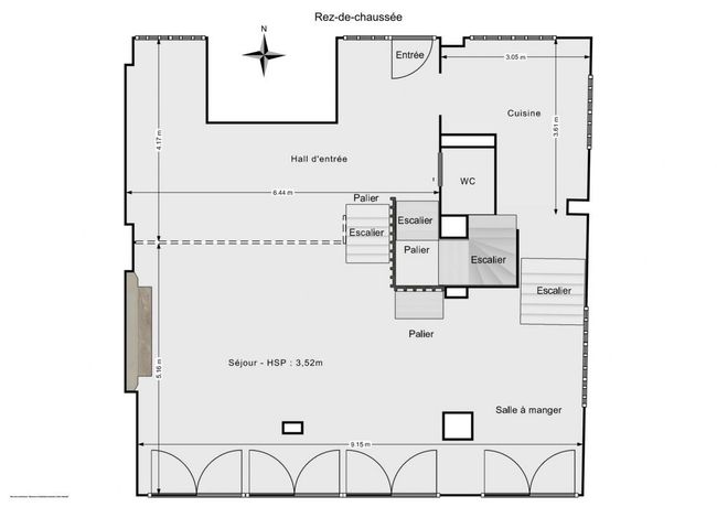 Appartement a louer montrouge - 5 pièce(s) - 160 m2 - Surfyn