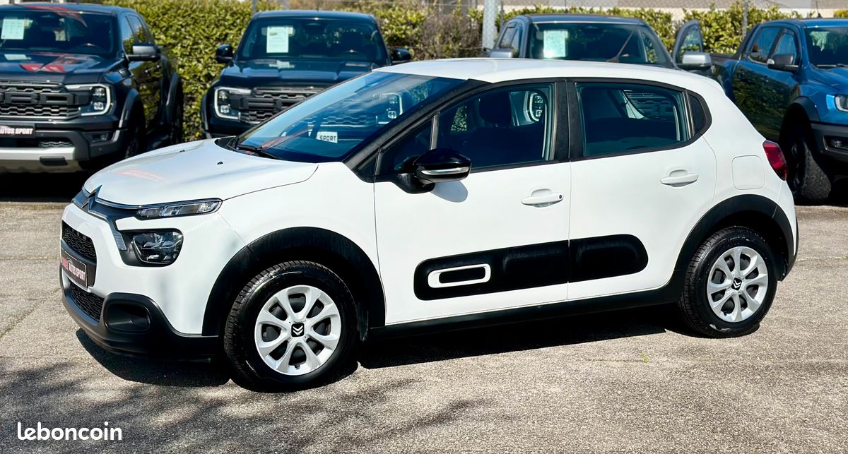 Citroen C3 SOCIETÉ 1,5 BLUEHDI 100CV FINITION FEEL BUSINESS GPS APPLE CARPLAY + CLIM (image 1)