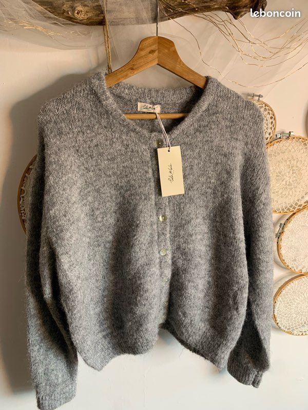Cardigan gris Lili Lala Vêtements