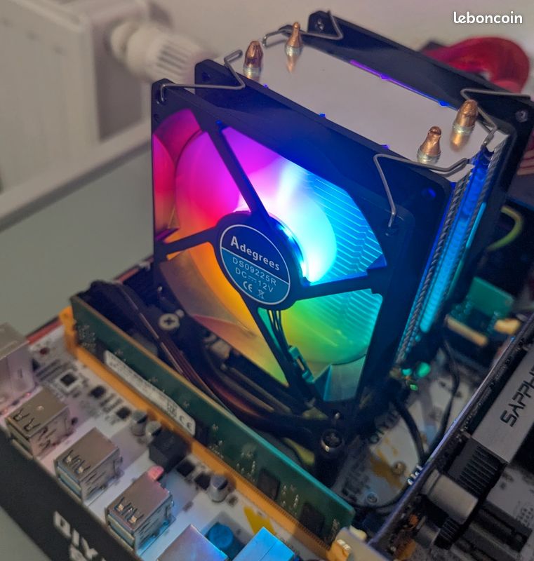 Carte MèRe Double CPU X99+2XE5 2620 V3 CPU+DDR4 4G RECC RAM+Câble SATA