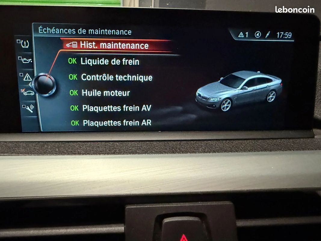 BMW SERIE 4 430D XDRiVE M SPORT / SIEGES MEMOIRE/ APPLE CARPLAY (image 19)