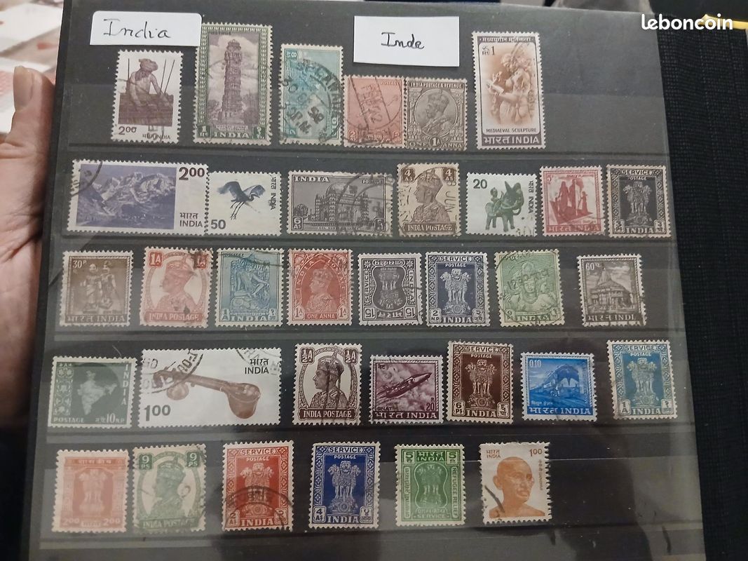 Timbres Danemark, Australie, Norvège, Pays Bas, Chili, Russie, Maroc, Algérie.... (image 9)